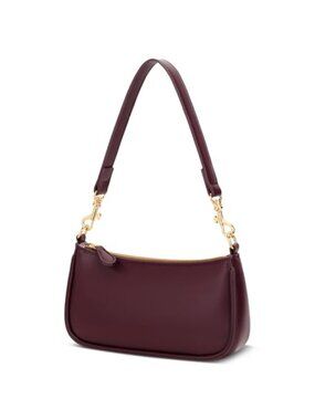 Small Vegan Leather Shoulder Bag for Women - Mini Crossbody Purse with